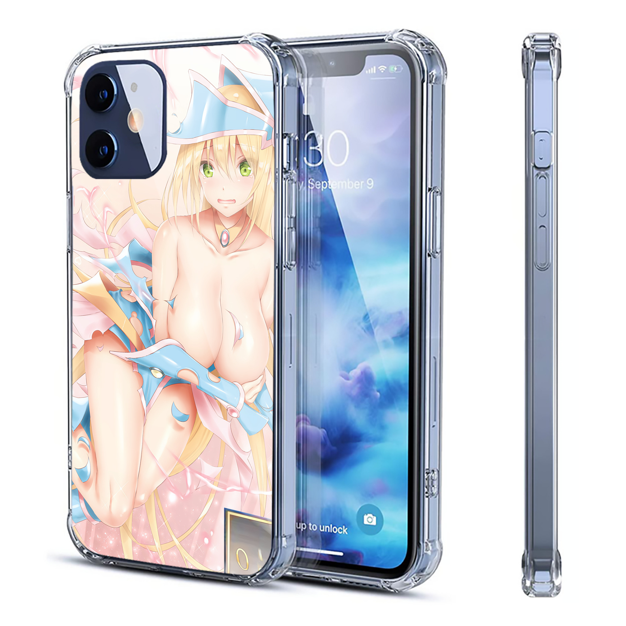 （画像用） 遊☆戯☆王 Yu-Gi-Oh! 【iPhone 12シリーズ対応】透明スマホケース（クリアソフトケース）